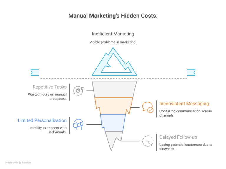 Manual Marketing Cost Iceburg Image